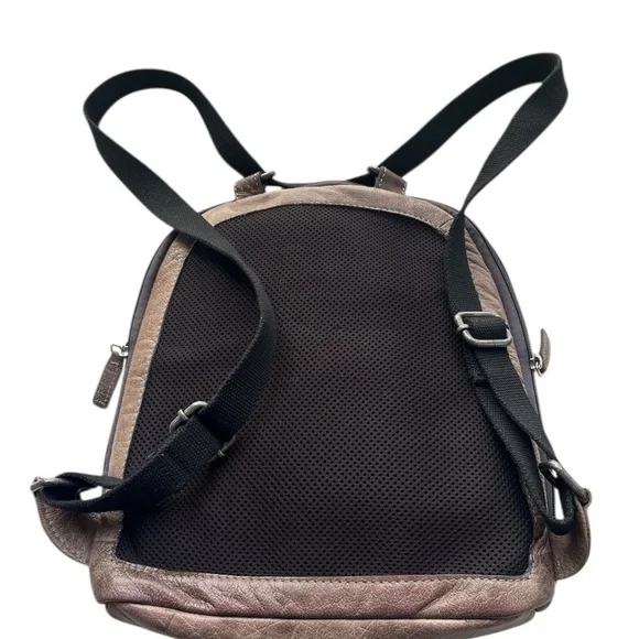 Jack Georges Brown Leather Backpack - Picture 9 of 10